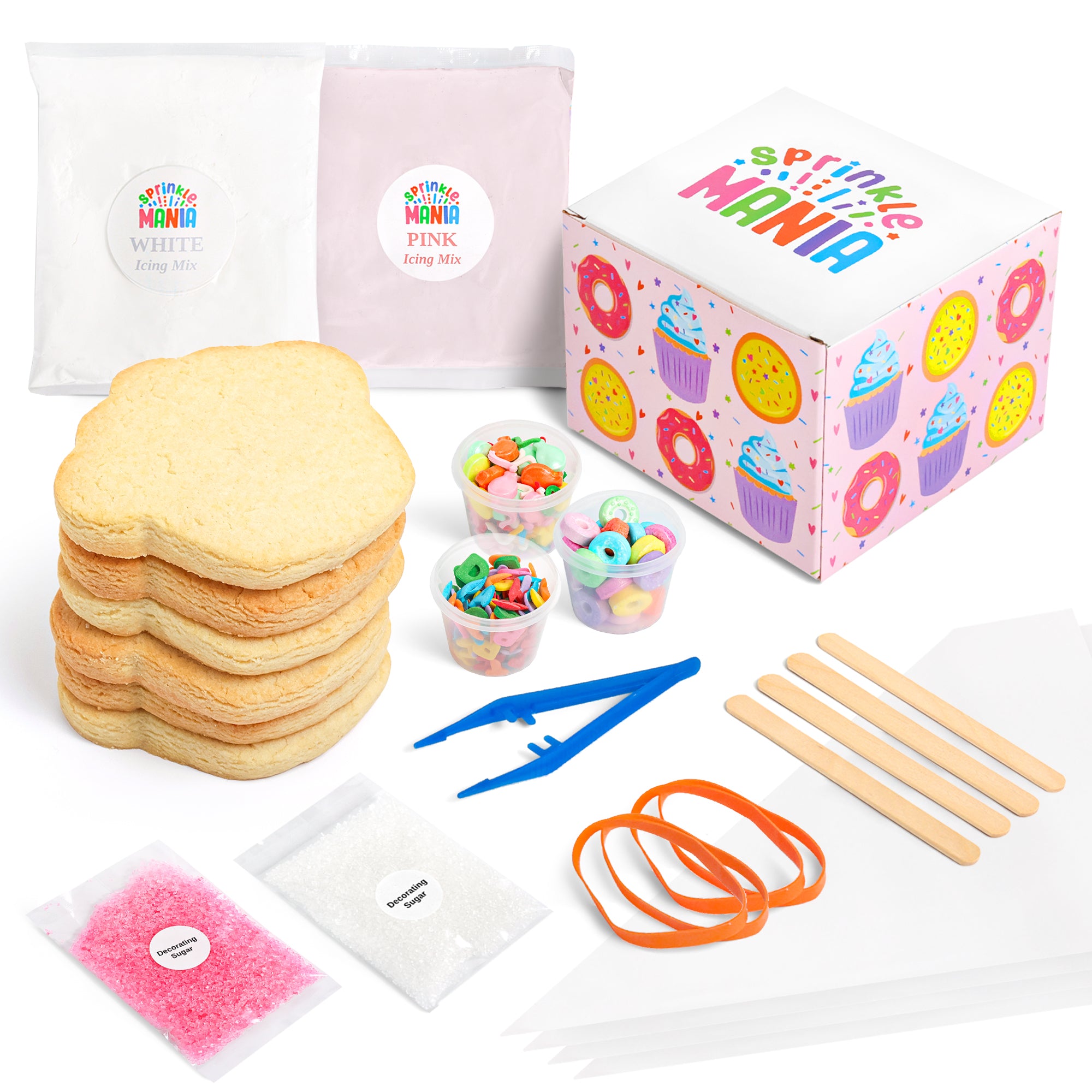 COOKIE DECO KITS : 6 Cupcakes