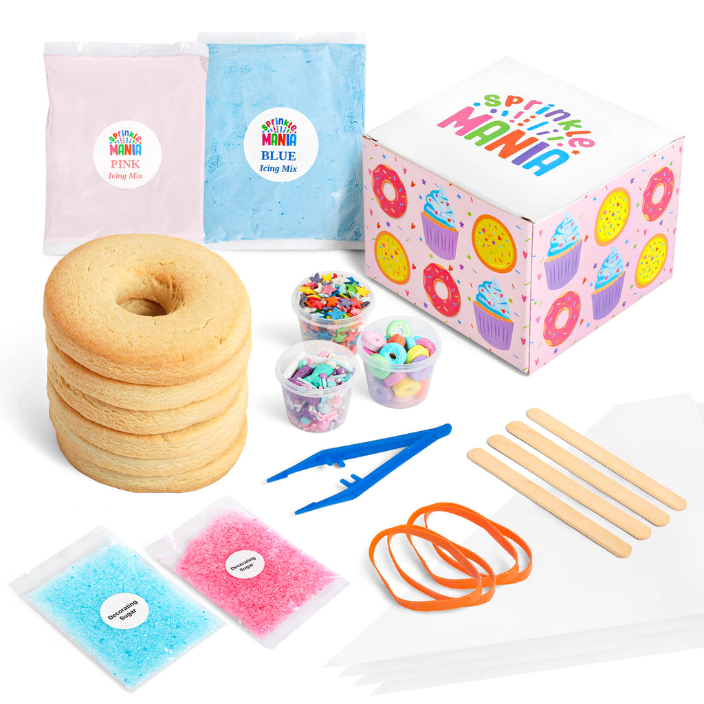 COOKIE DECO KITS : 6 Donuts