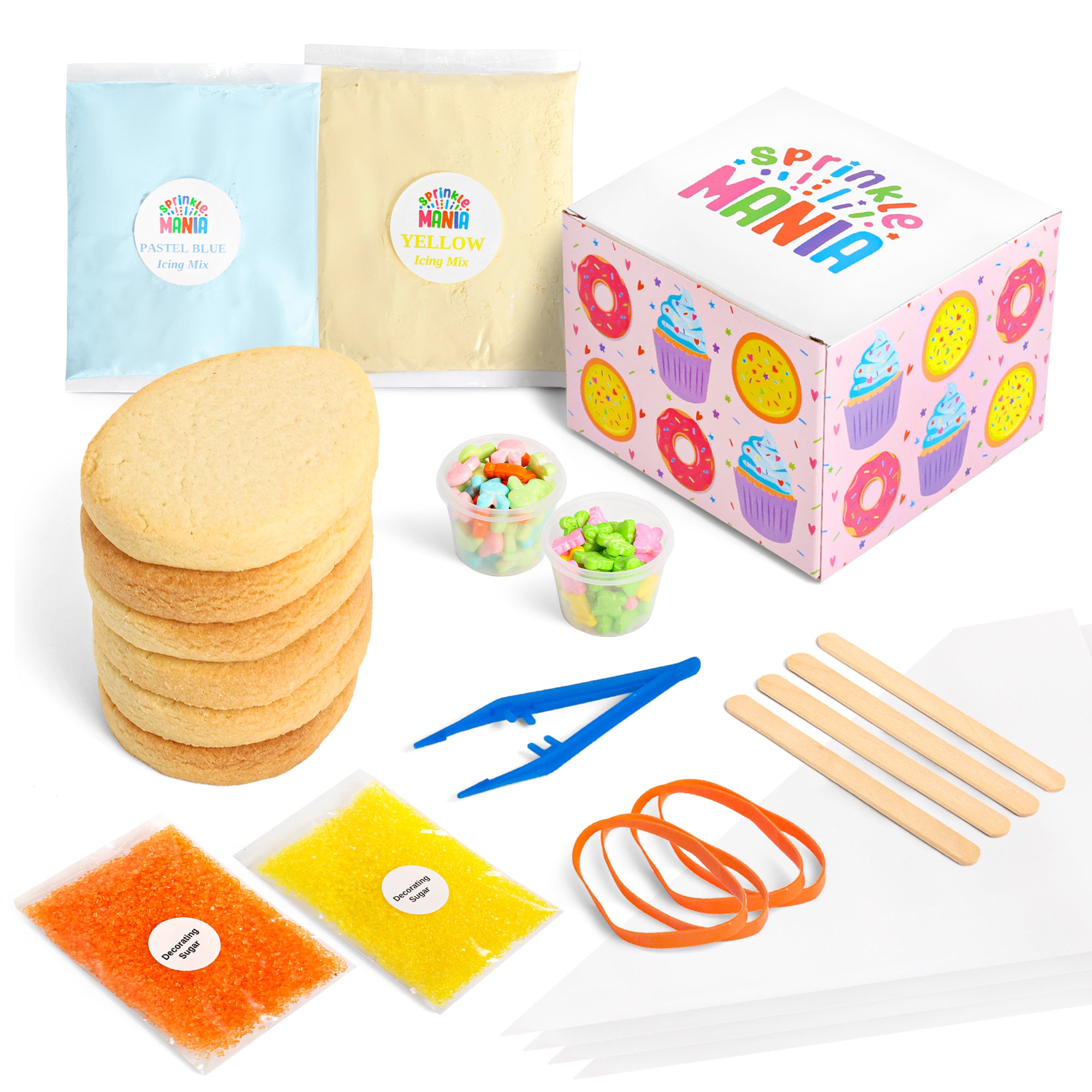 COOKIE DECO KITS : 6 Easter Eggs