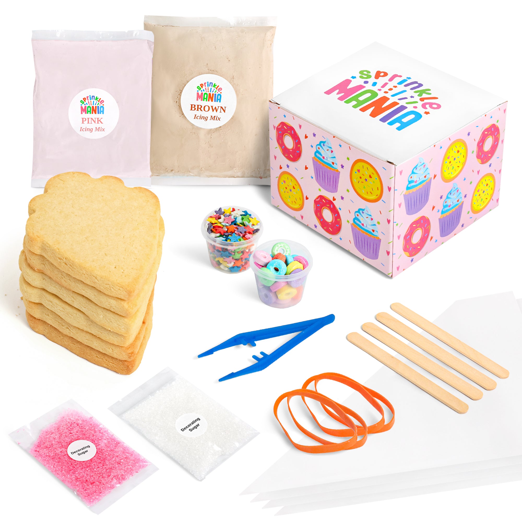 COOKIE DECO KITS : 6 Ice Cream Cones