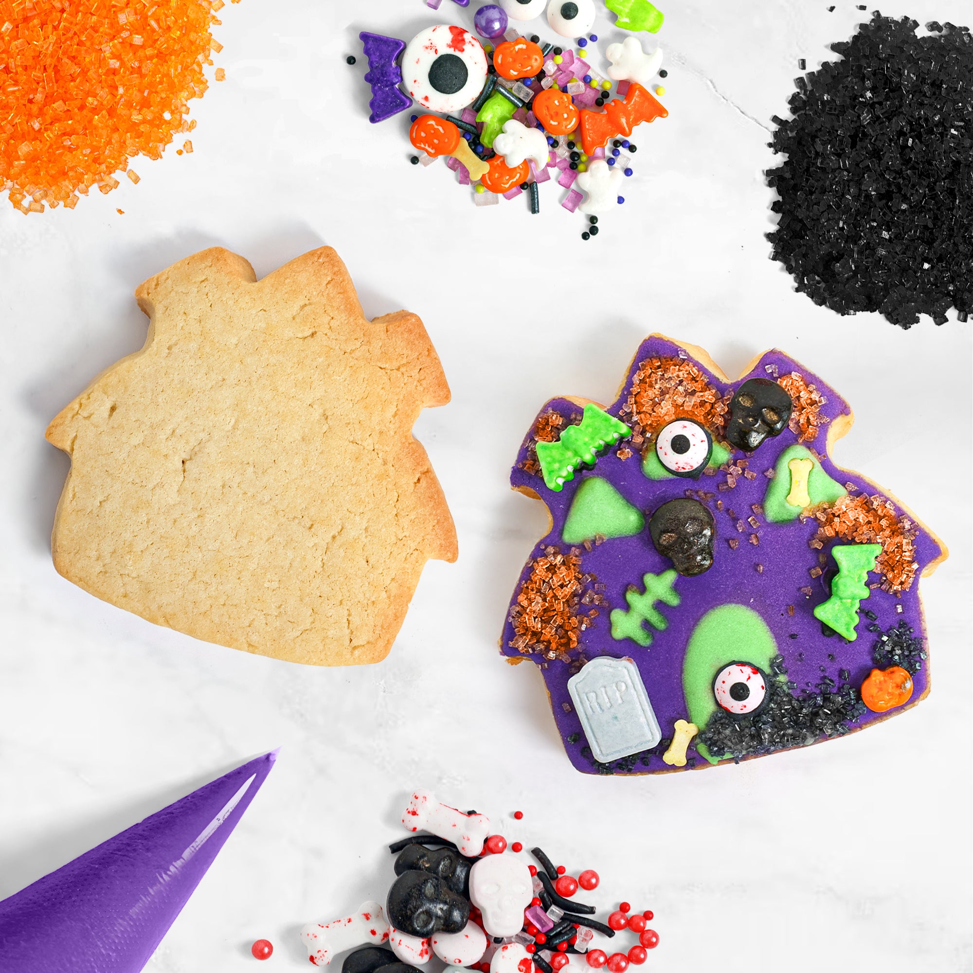 COOKIE DECO KITS : 6 Haunted House