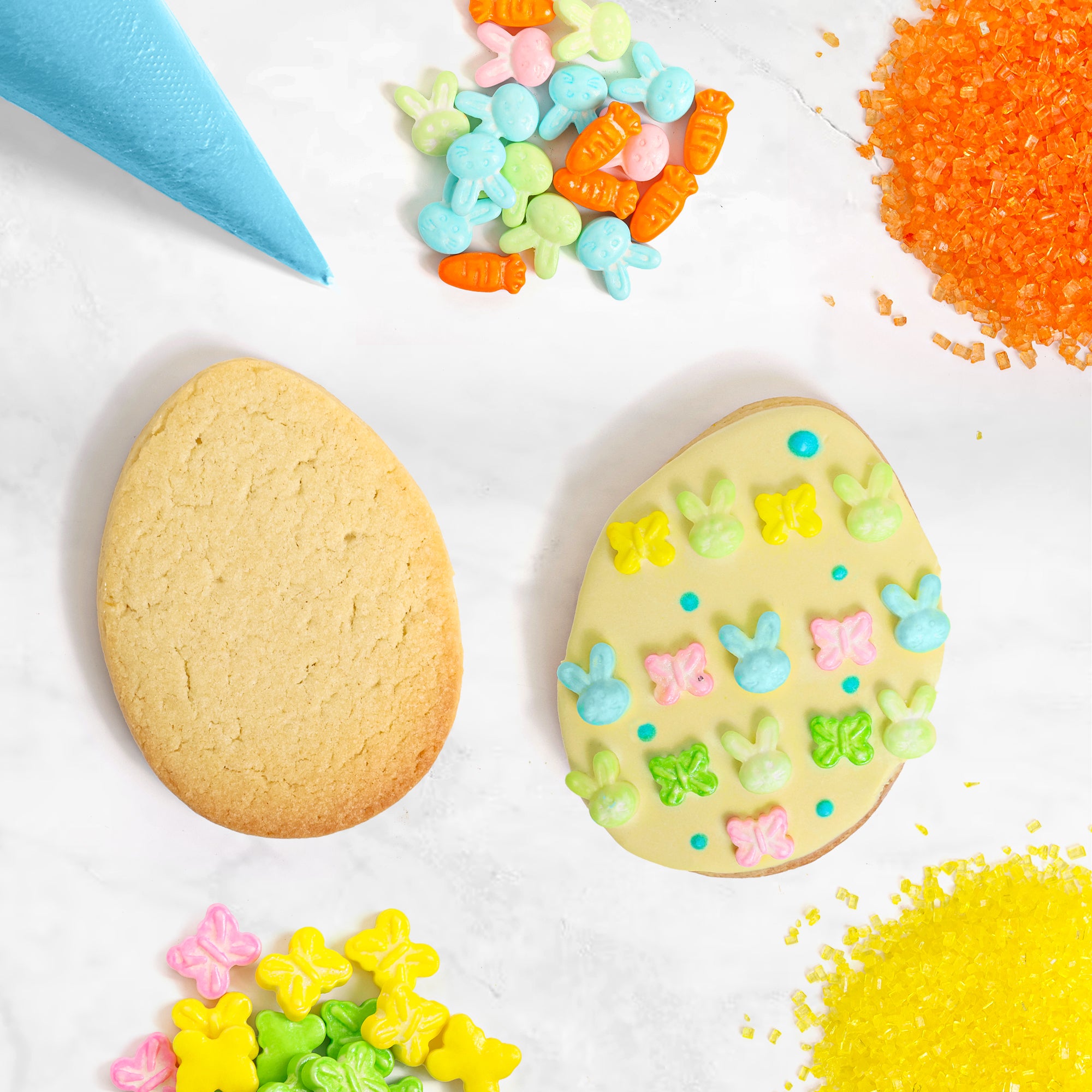 COOKIE DECO KITS : 6 Easter Eggs