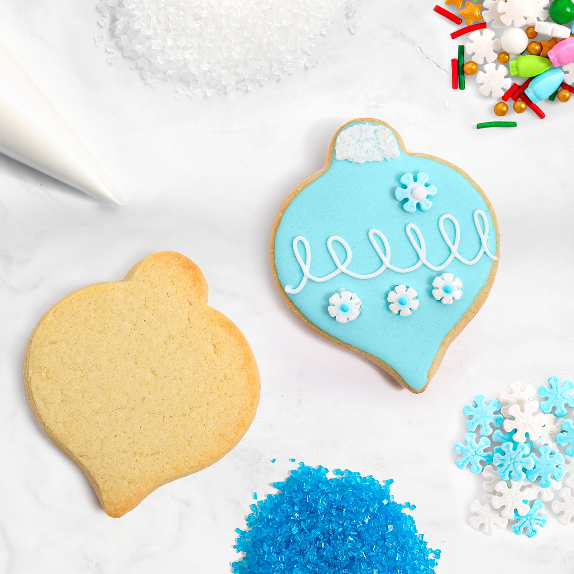 COOKIE DECO KITS : 6 Holiday Ornaments