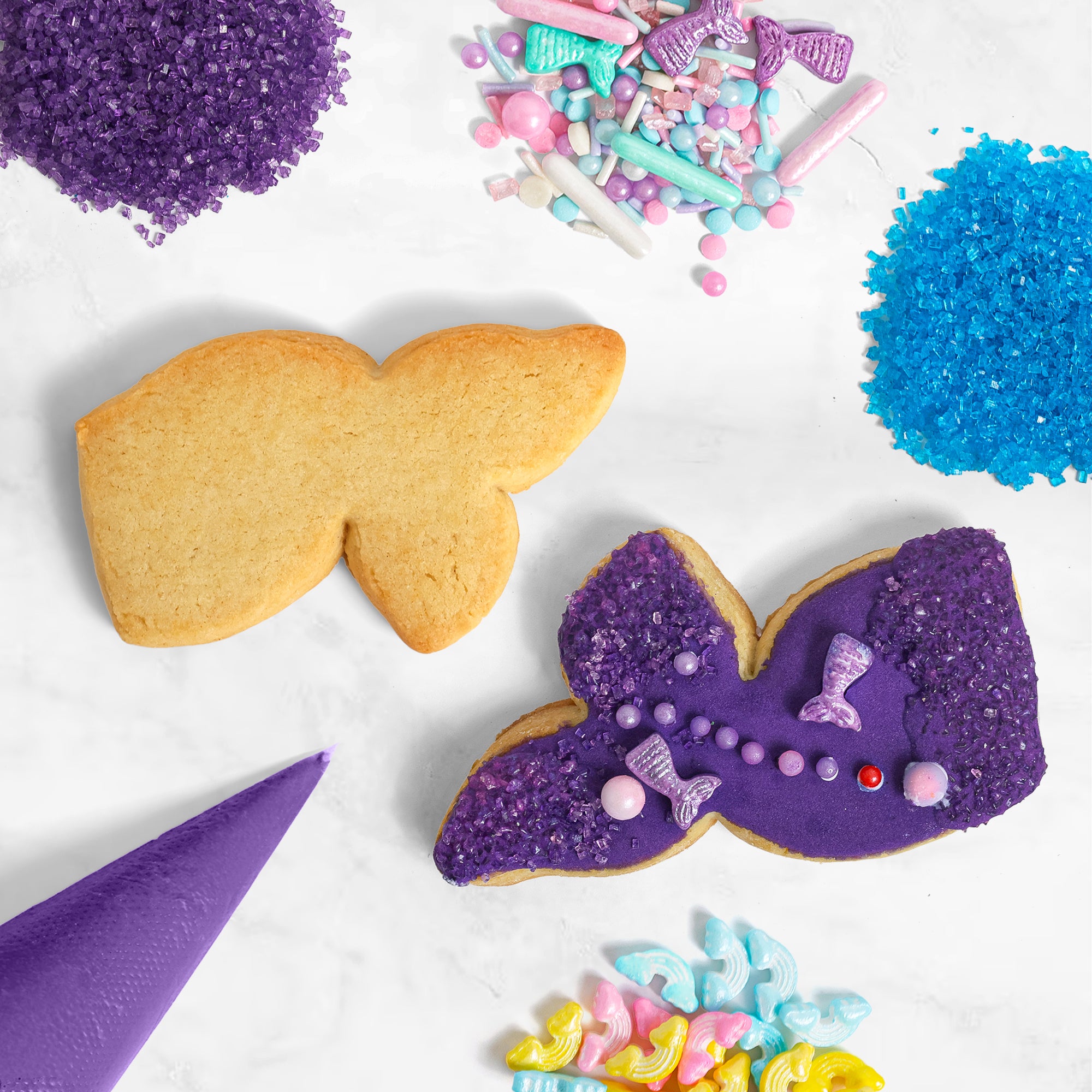 COOKIE DECO KITS : 6 Mermaid Tails