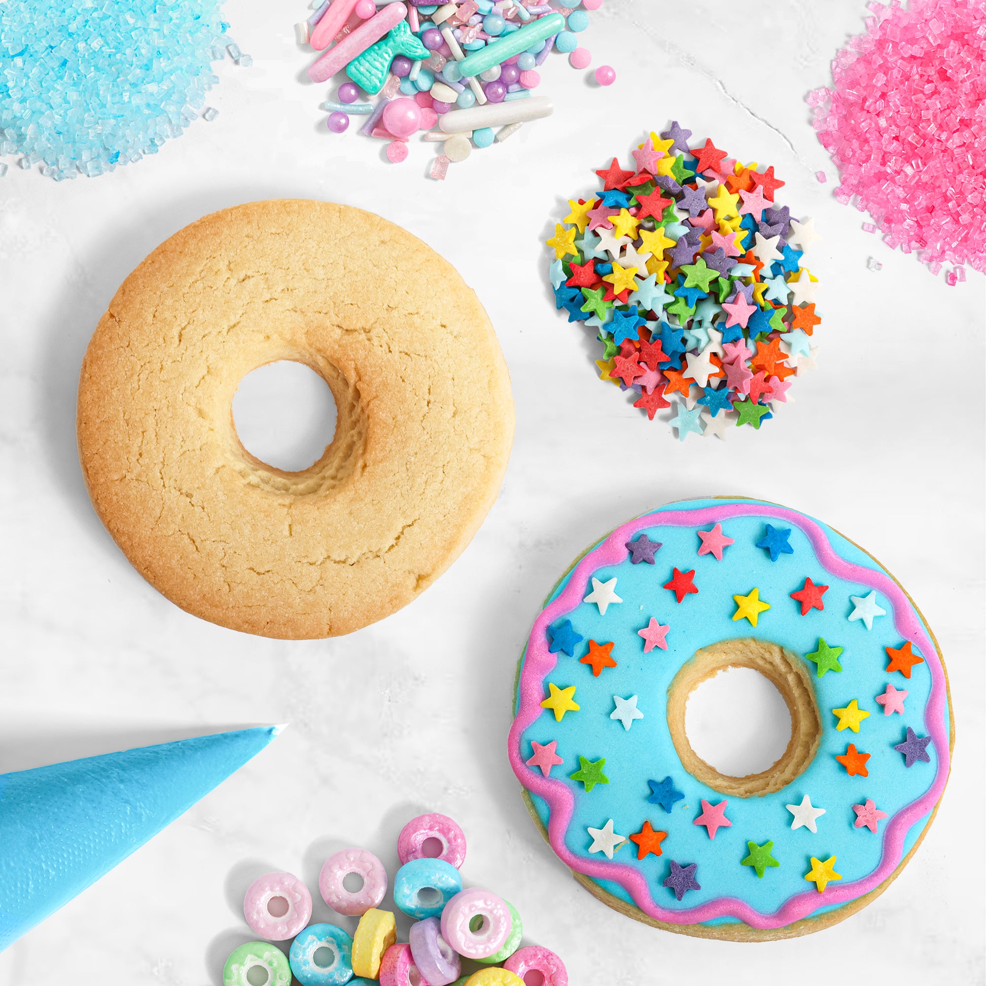 COOKIE DECO KITS : 6 Donuts