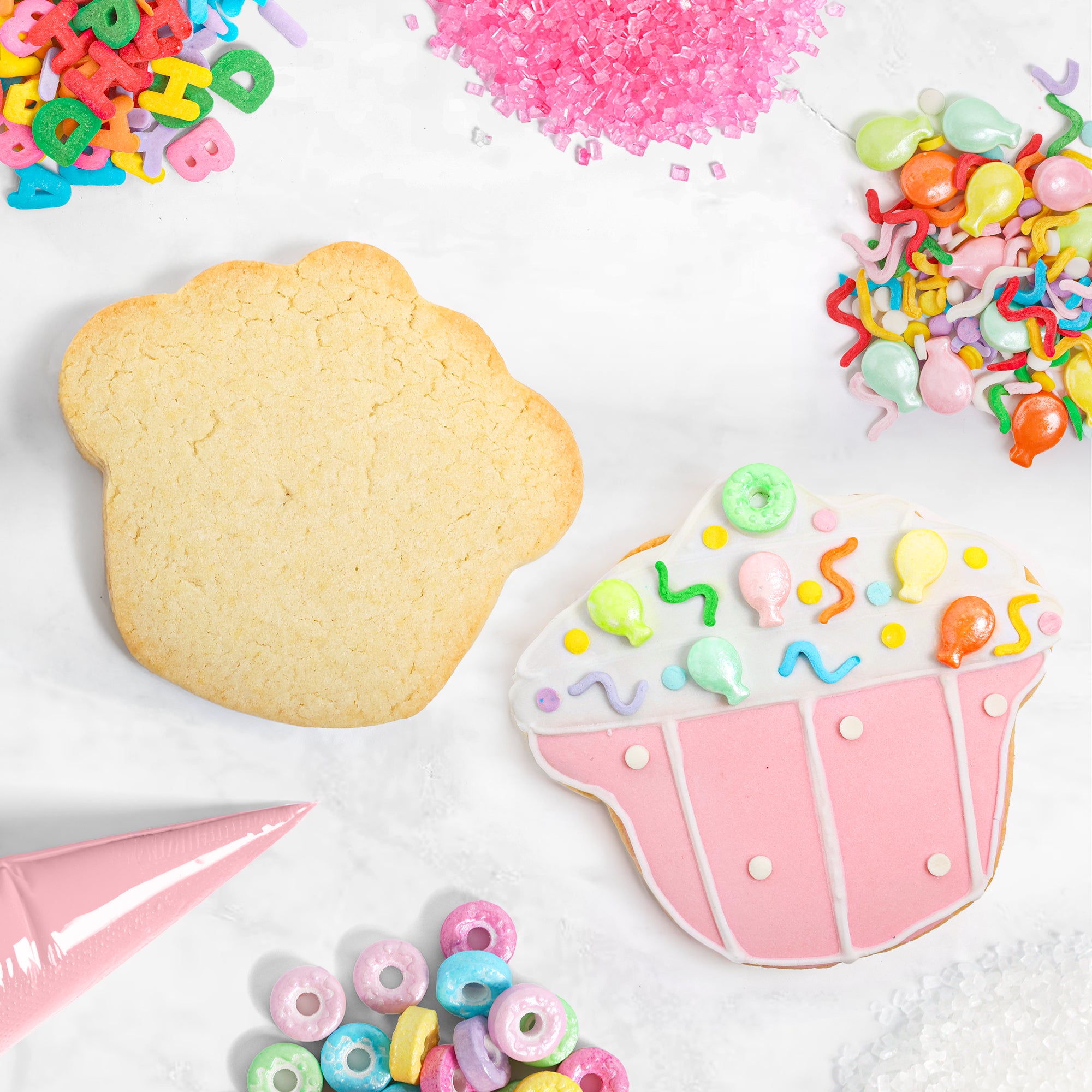 COOKIE DECO KITS : 6 Cupcakes