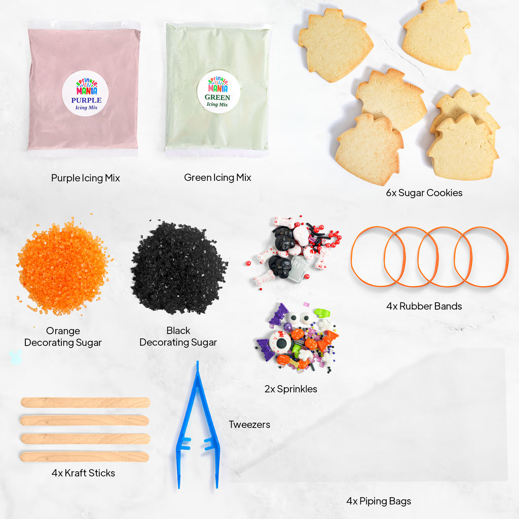 COOKIE DECO KITS : 6 Haunted House
