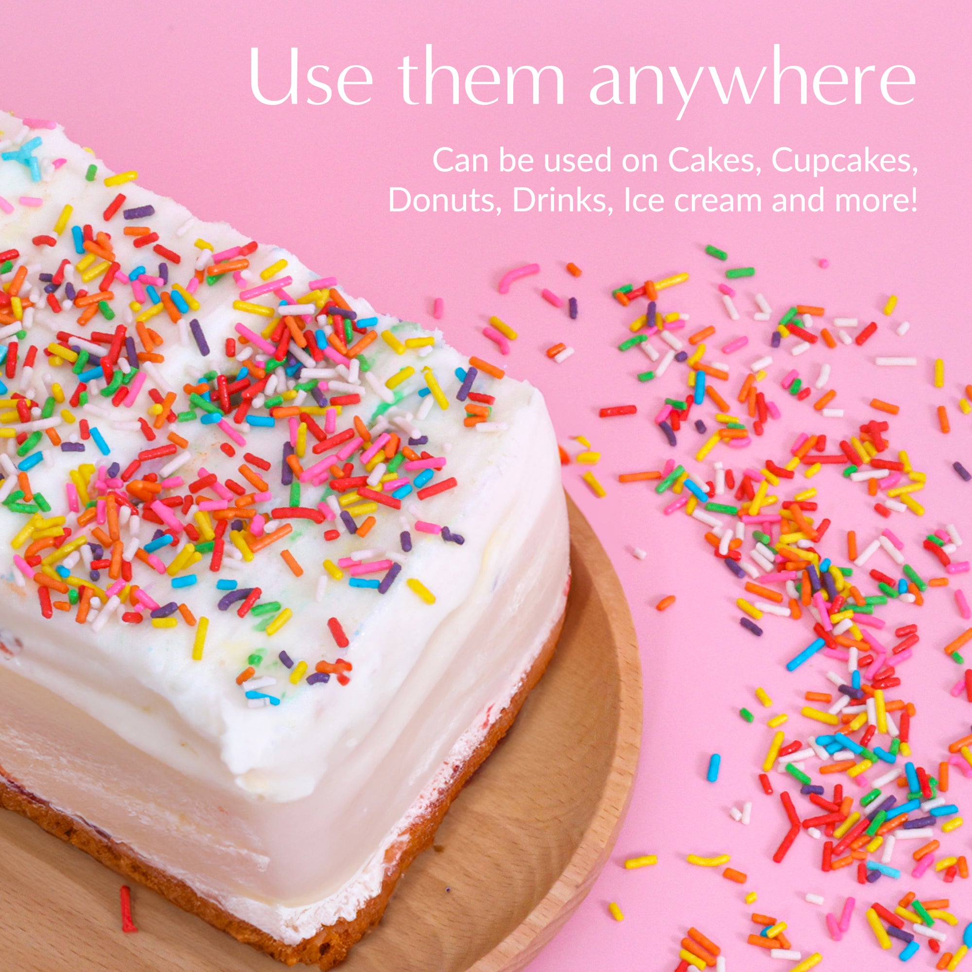 Flavored Sprinkles : Birthday Cake