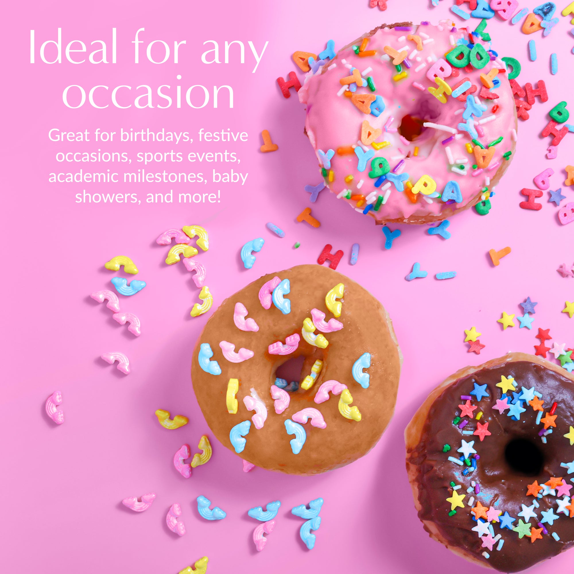 Custom Sprinkles : Happy Birthday Alphabet