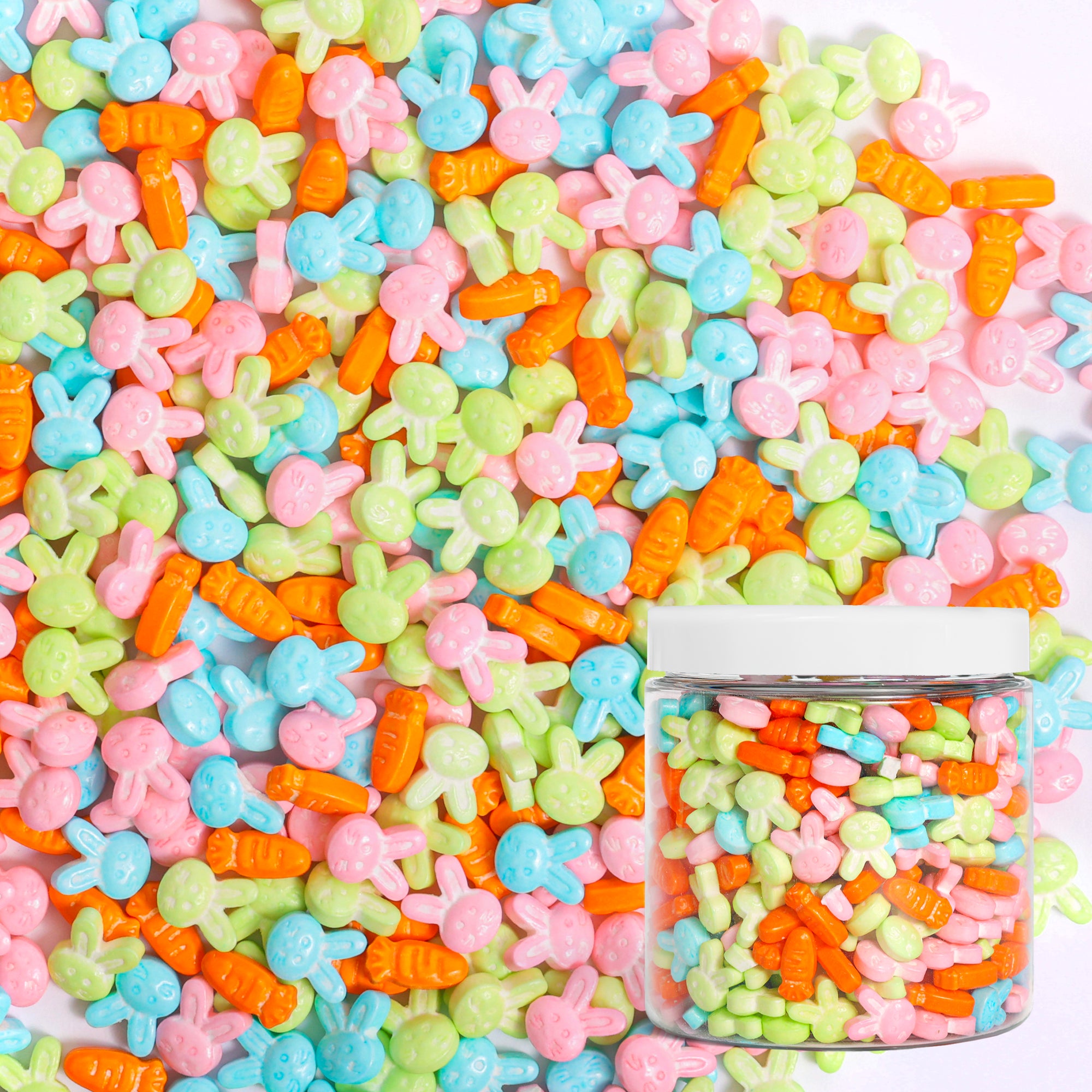 Custom Sprinkles : Easter Bunny and Carrots