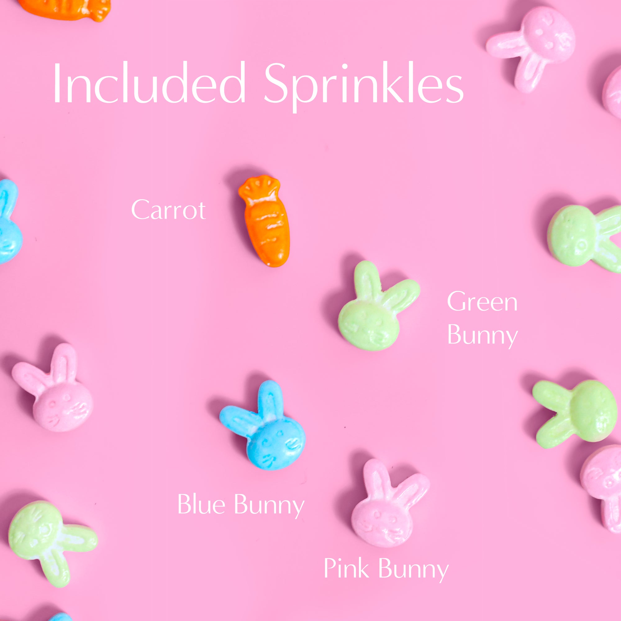 Custom Sprinkles : Easter Bunny and Carrots