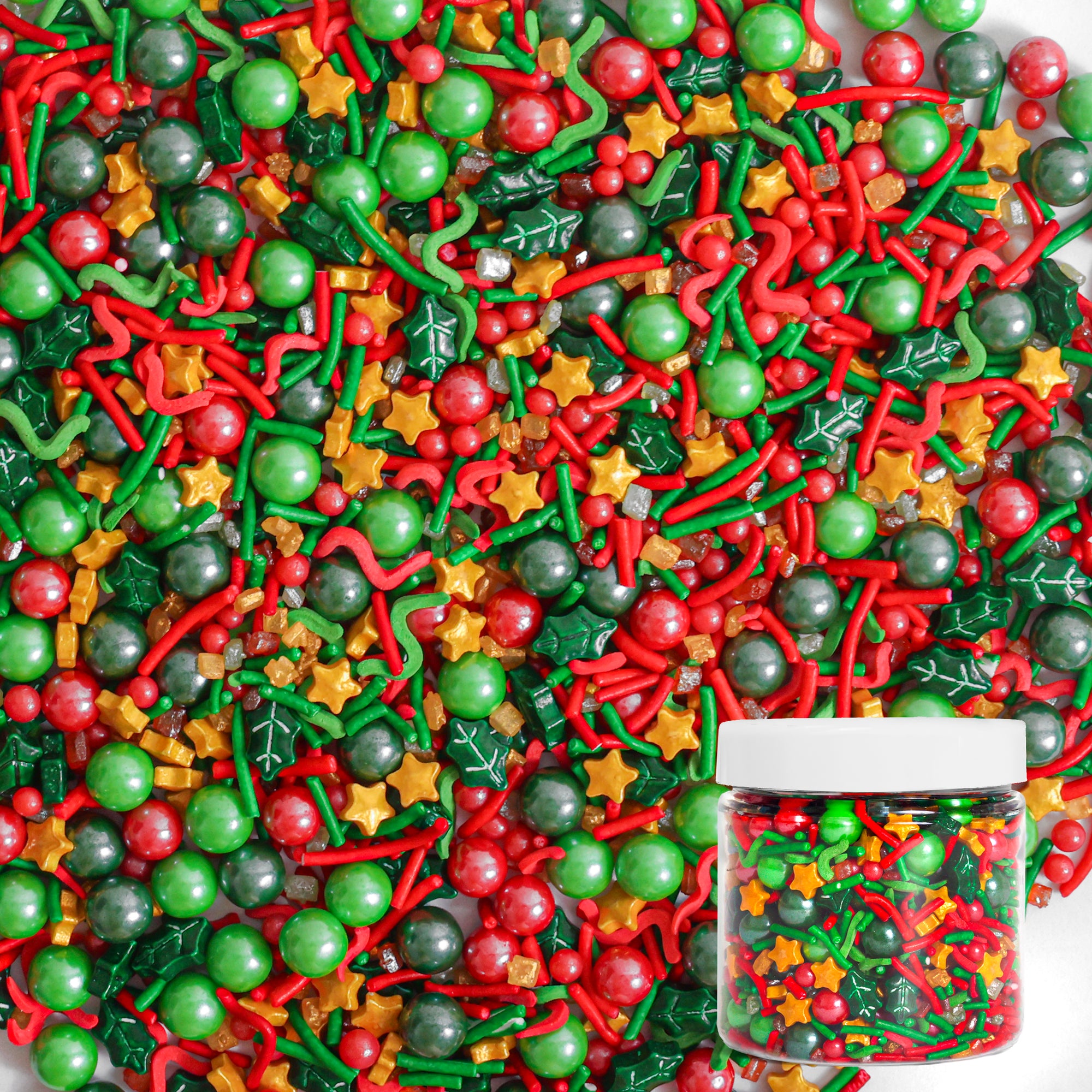 Custom Sprinkles : Holiday Christmas Mix #2