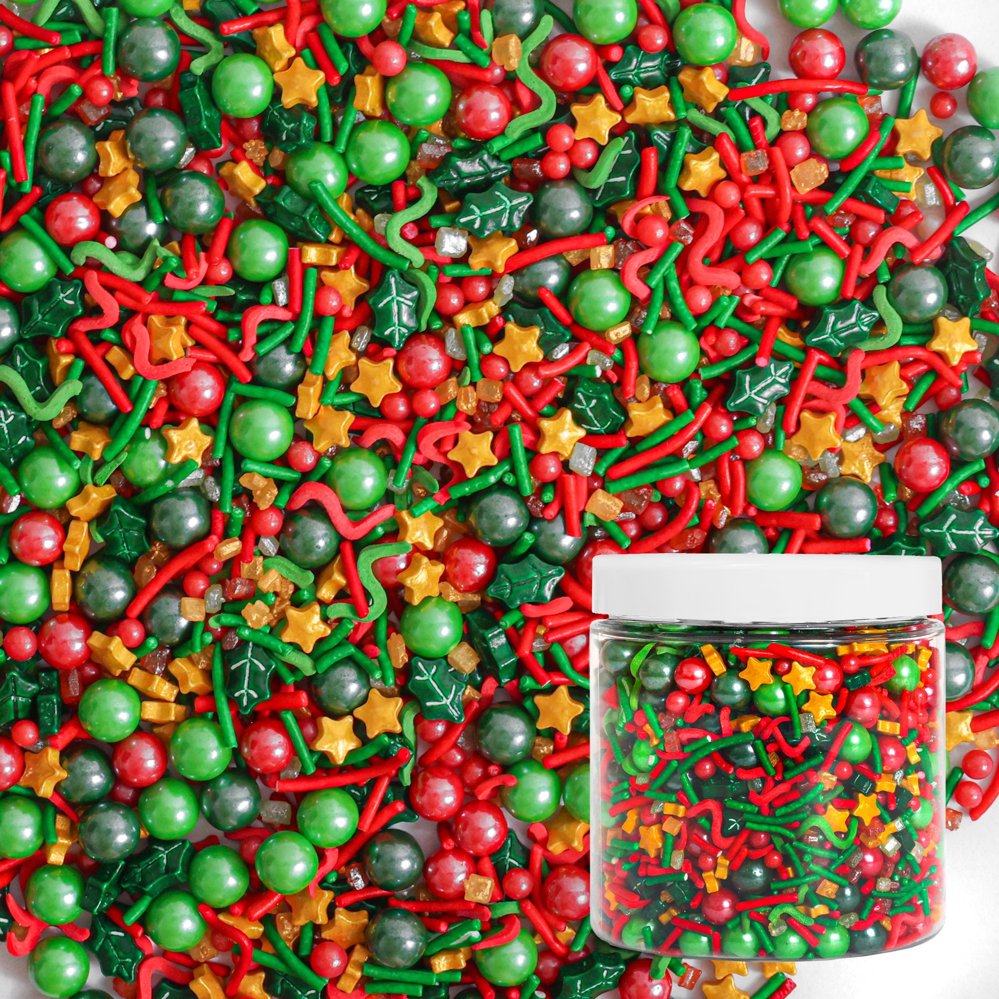 Custom Sprinkles : Holiday Christmas Mix #2