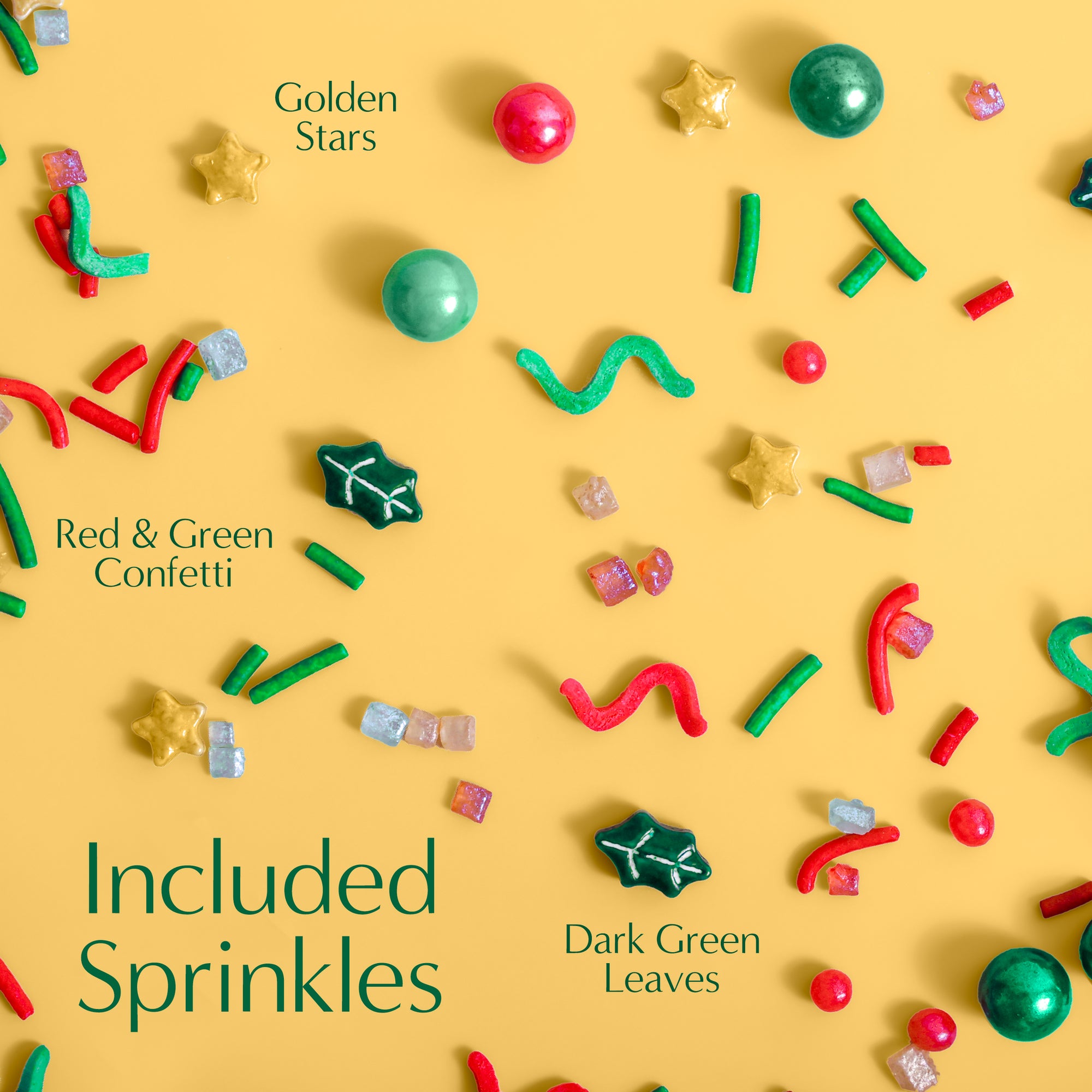 Custom Sprinkles : Holiday Christmas Mix #2