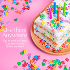 Custom Sprinkles : Happy Birthday Alphabet