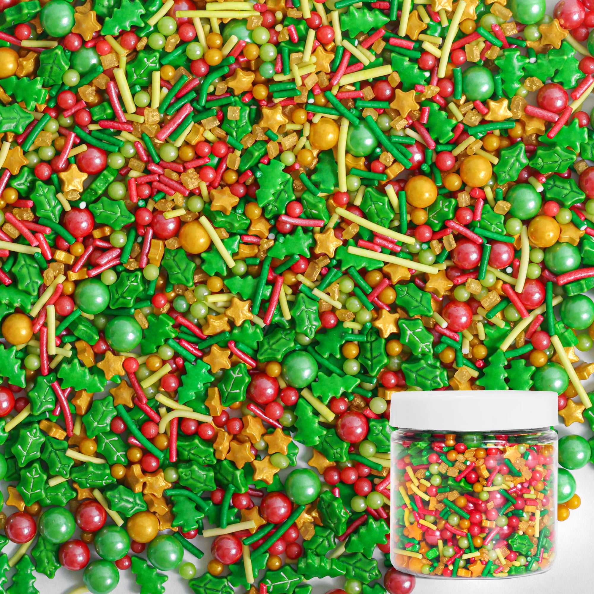 Custom Sprinkles : Holiday Christmas Mix #1