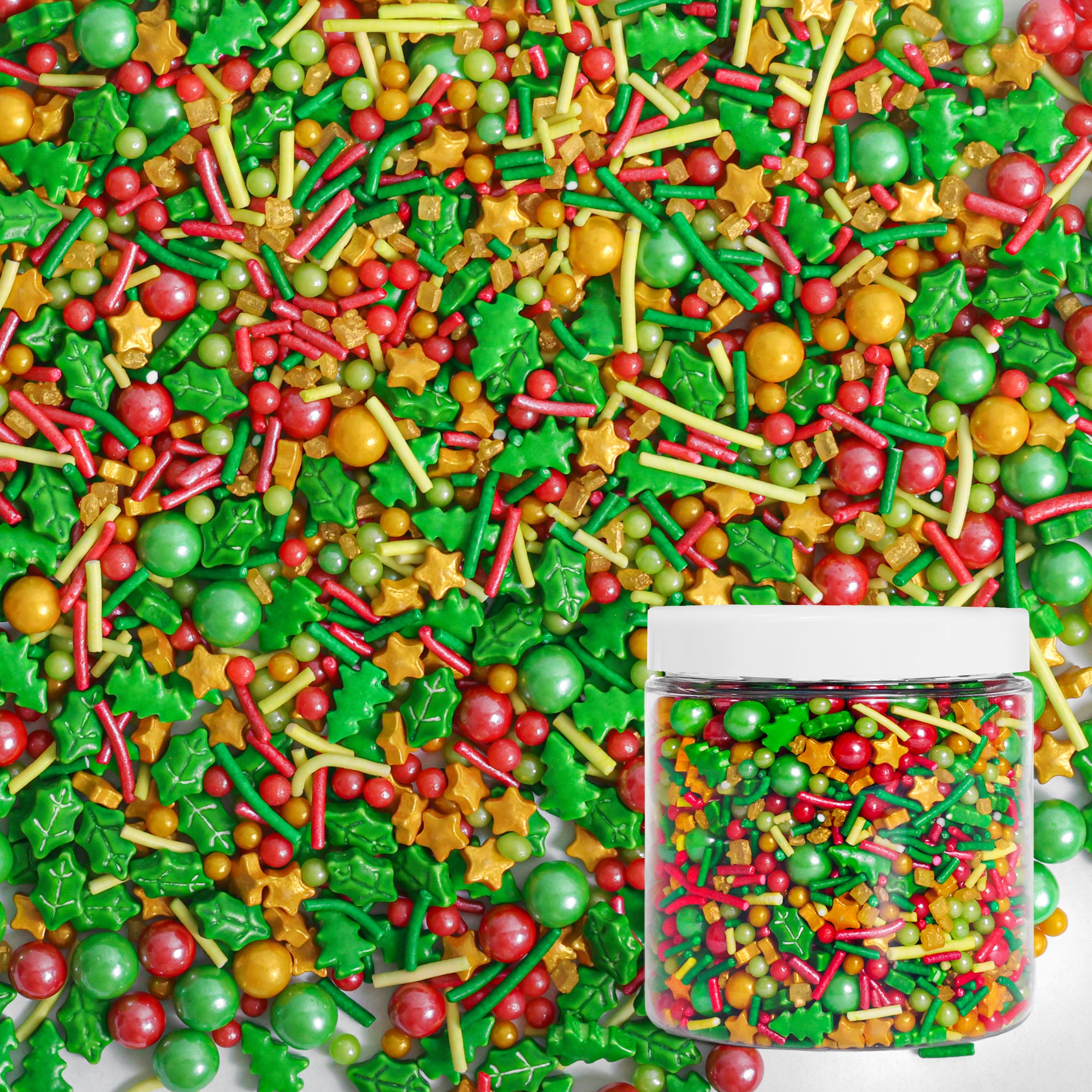 Custom Sprinkles : Holiday Christmas Mix #1