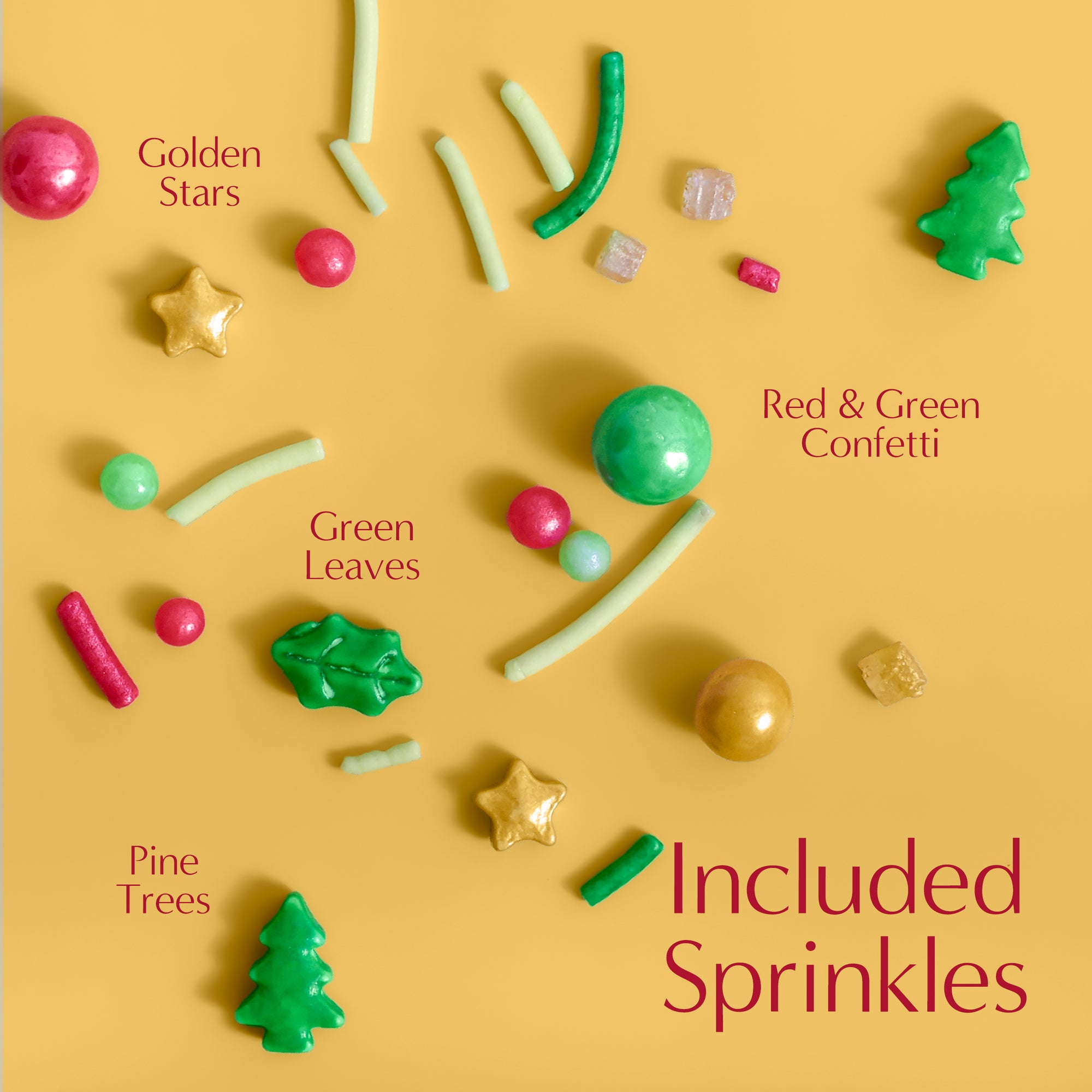 Custom Sprinkles : Holiday Christmas Mix #1
