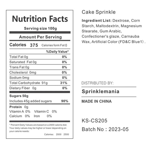 Custom Sprinkles : Snowflakes