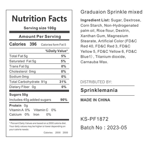 Custom Sprinkles : Graduation