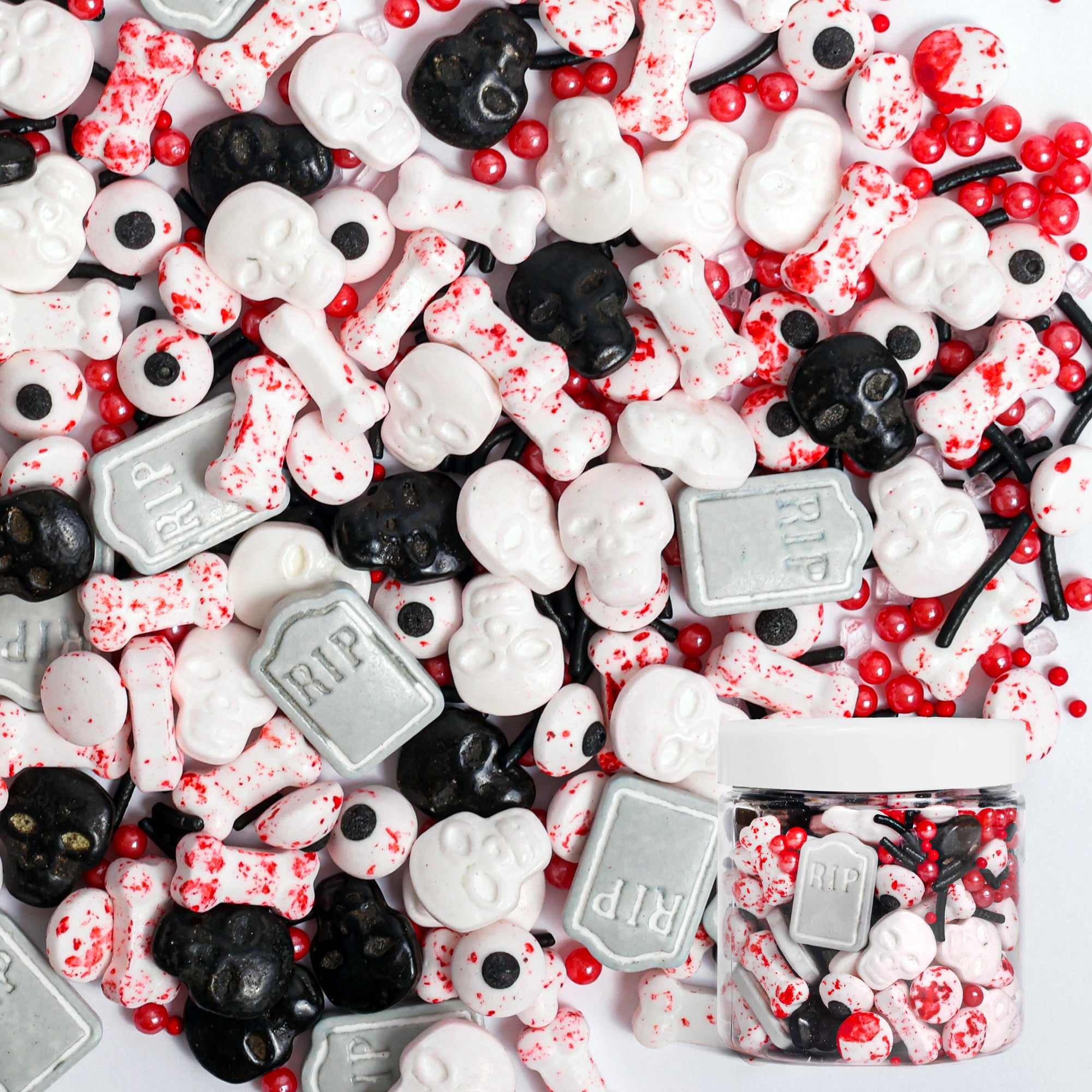 Custom Sprinkles : Halloween Grey