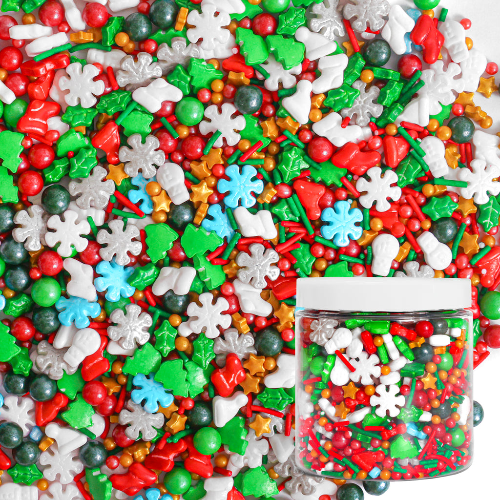 Custom Sprinkles : Holiday Winter Mix